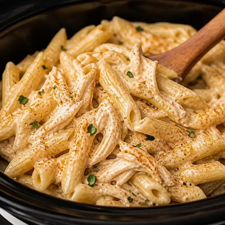 Creamy Crockpot Cajun Butter Chicken served in a comforting bowl with rich sauce.