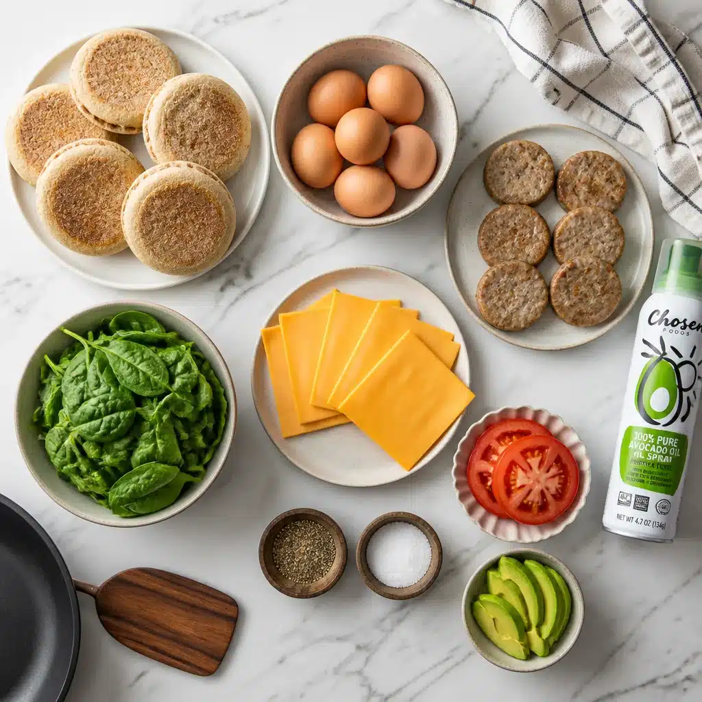 Delicious Healthy Breakfast Sandwich - Easy Make-Ahead Meal Prep