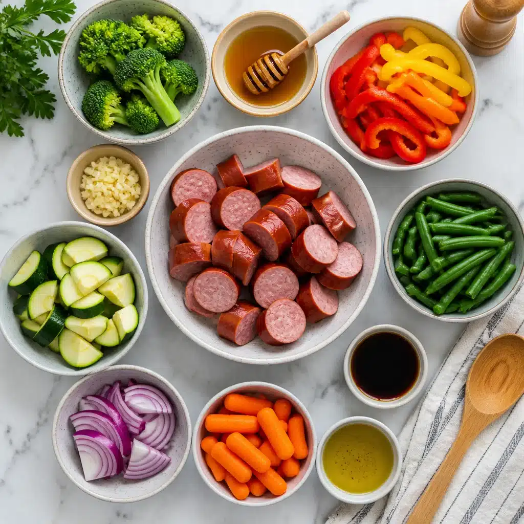 Can You Make Honey Garlic Kielbasa with Veggies Tonight?