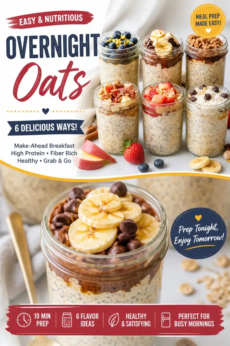 Overnight Oats Recipe: Simple & Delicious Breakfasts for Mornings