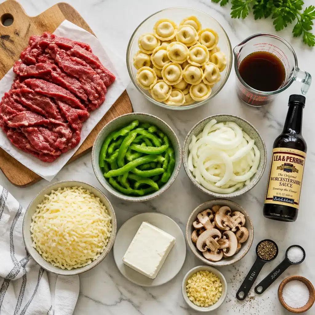 Quick and Delicious Crock Pot Cheesesteak Tortellini Recipe