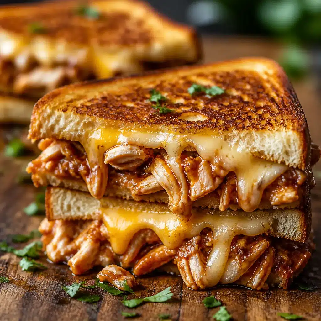 BBQ Chicken Grilled Cheese