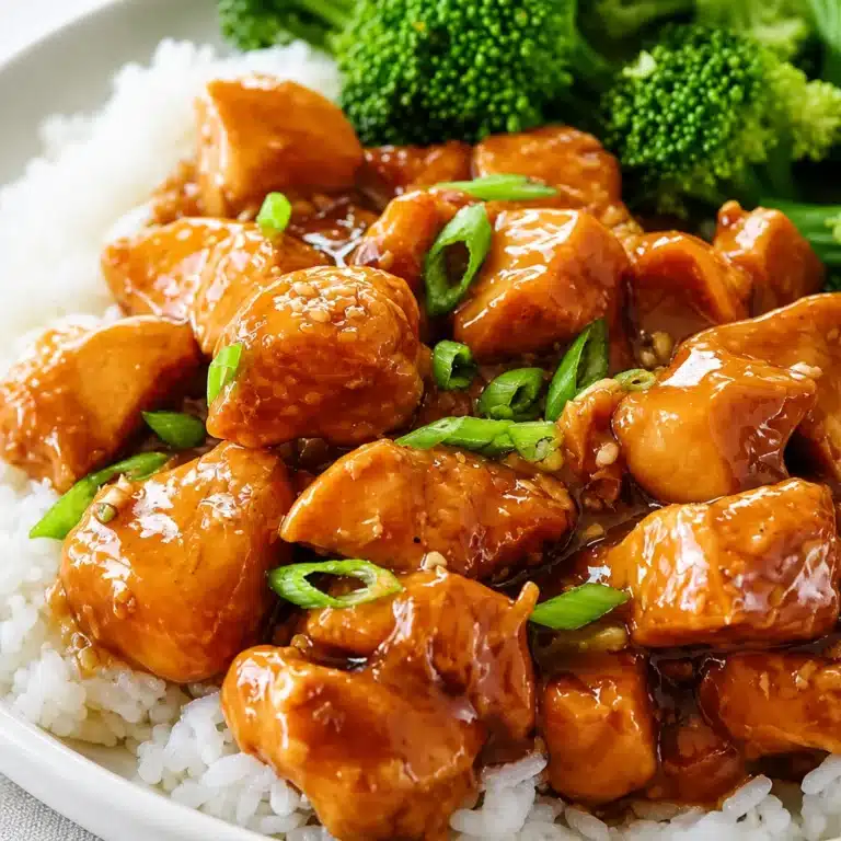 Delicious Crockpot Teriyaki Chicken served with a vibrant sauce and steamed broccoli.