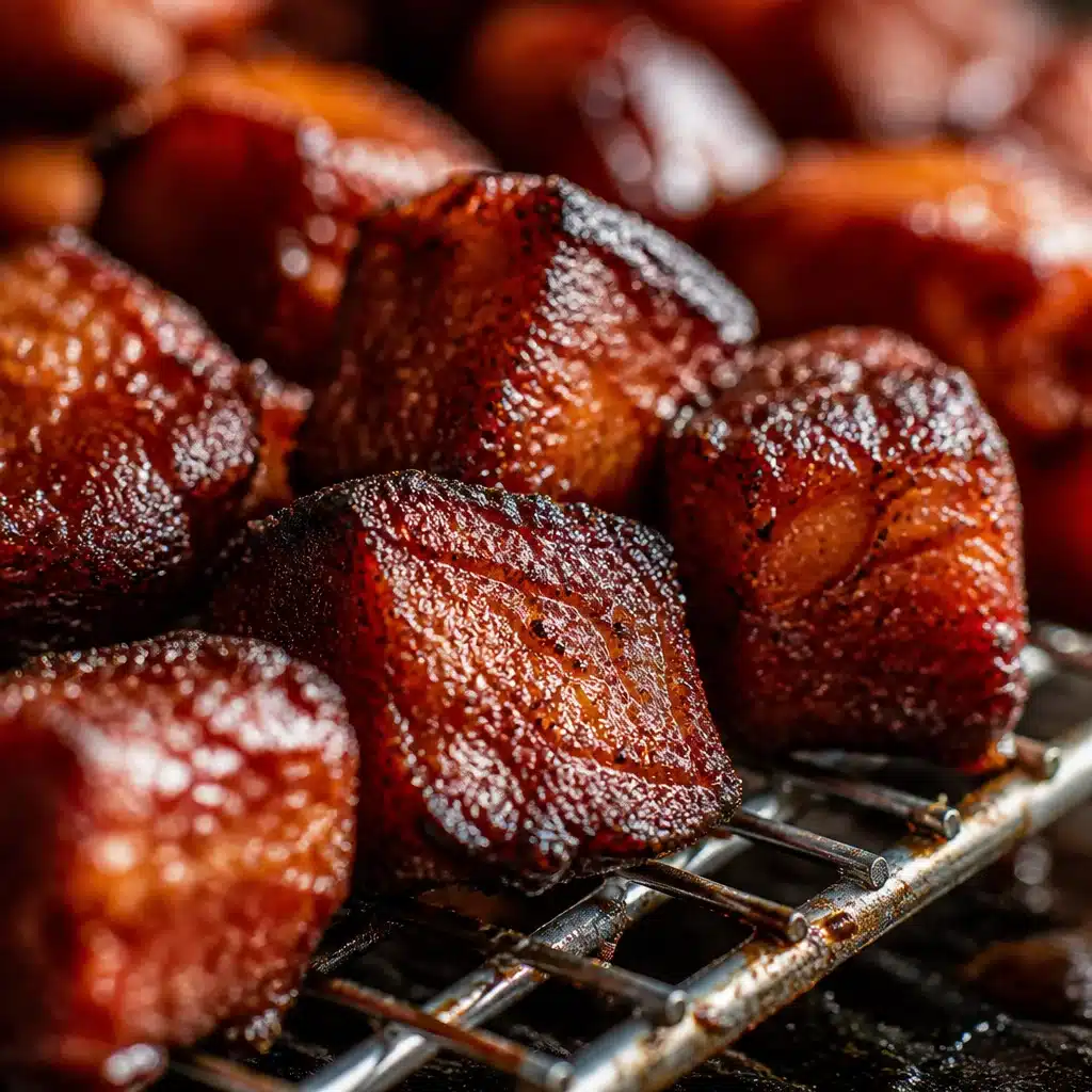 Smoked BBQ Beef Tacos topped with OG BBQ sauce and hot sauce, perfect for summer BBQs.