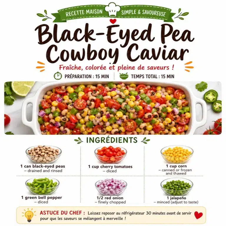 Black-Eyed Pea Cowboy Caviar - High-Fiber, Easy Snack 8 Bowl of Black-Eyed Pea Cowboy Caviar - healthy high-fiber snack