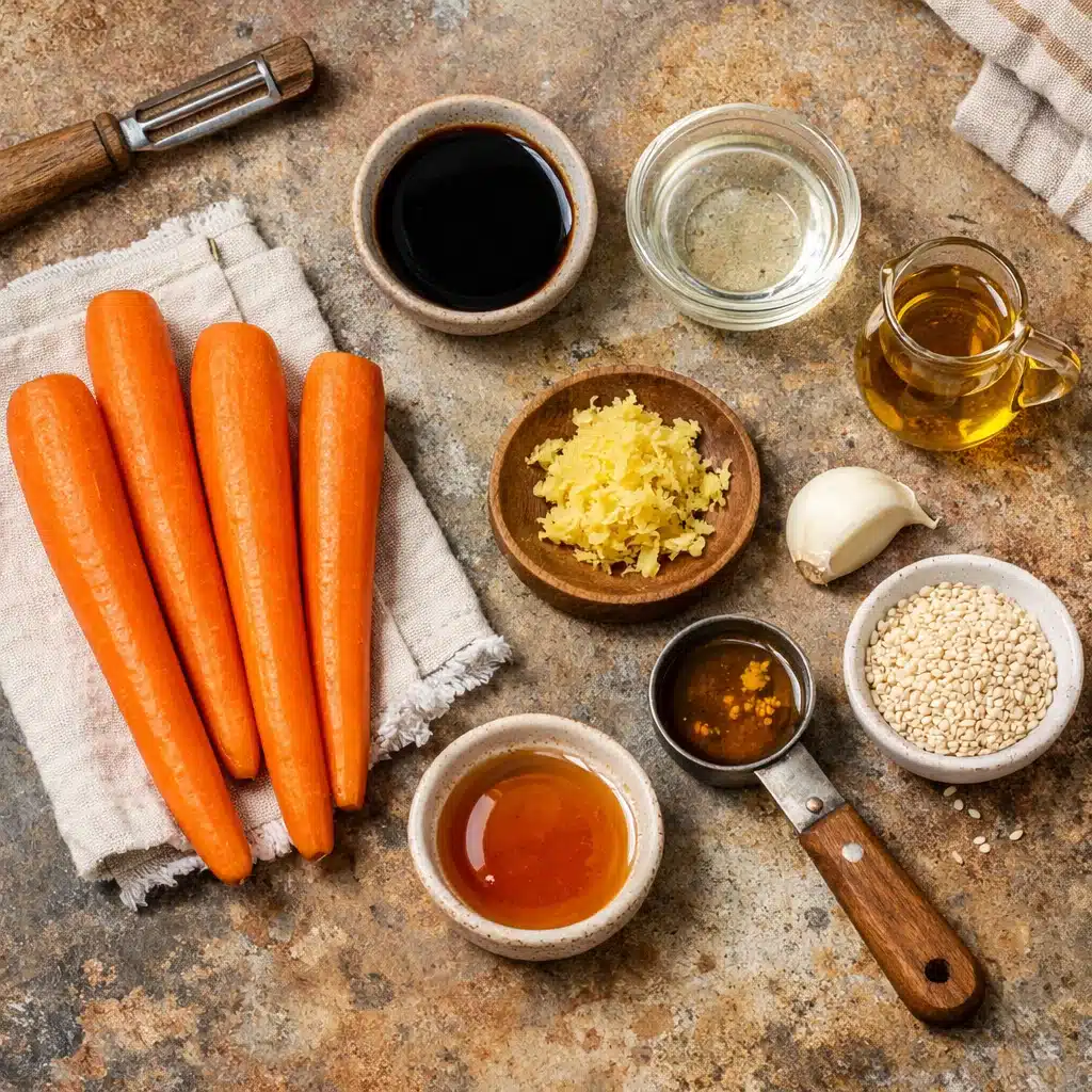 Quick and Easy Carrot Ribbon Salad with Sesame Bliss