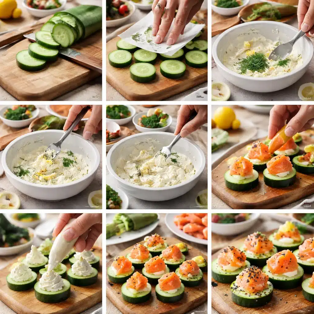 6. Smoked Salmon & Cucumber Bites
