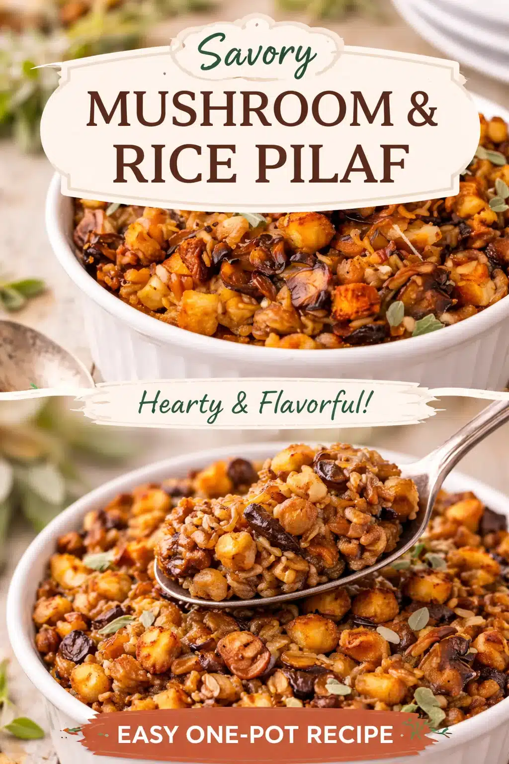 Savory Wild Rice & Mushroom Stuffing You'll Love 5 2. Wild Rice & Mushroom Stuffing