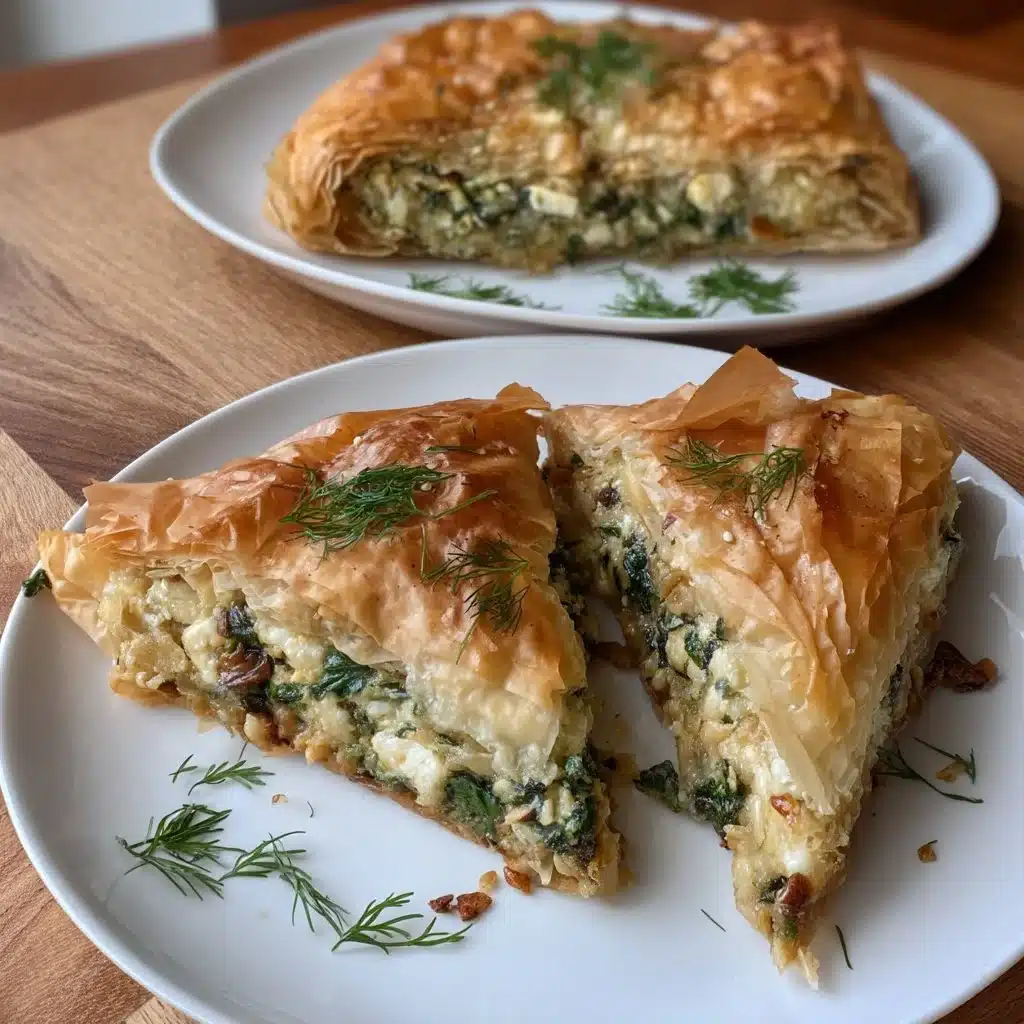 Spinach Pie with Whole Wheat Phyllo 1 Spinach Pie with Whole Wheat Phyllo